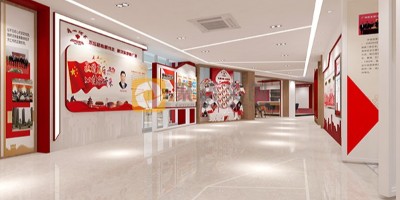 國資集團的黨建展廳如何做設計？